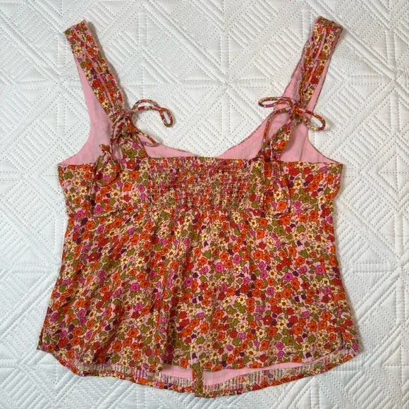 Free People Ellia Printed Floral Skort & Tank Top Set Size S - Picture 6 of 14